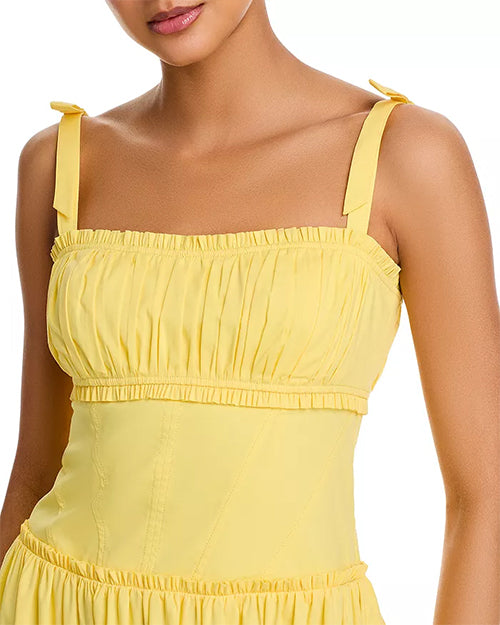CINQ A SEPT | Maslow Dress | Yellow