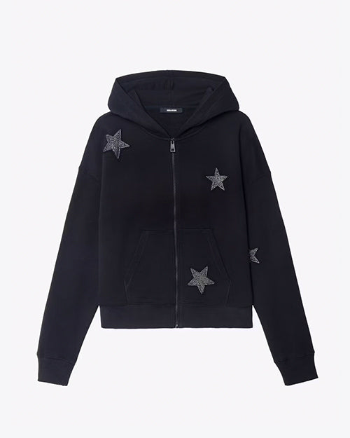 ZADIG & VOLTAIRE | Mia Diamanté Sweatshirt | Black
