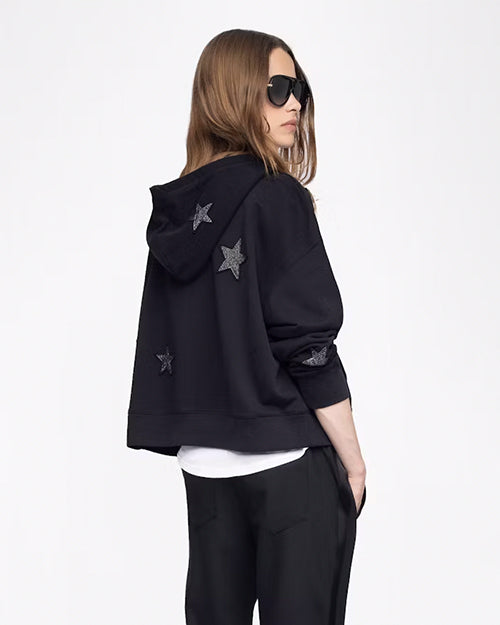 ZADIG & VOLTAIRE | Mia Diamanté Sweatshirt | Black
