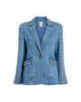 CINQ A SEPT | Studded Milly Jacket | Blue Haze