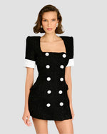 RETROFETE | Noreen Dress | Black & White