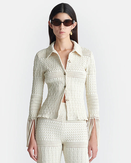 NANUSHKA | Niceta Blouse | Cream
