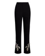 CINQ A SEPT | Metal Paisley Kerry Pant | Black