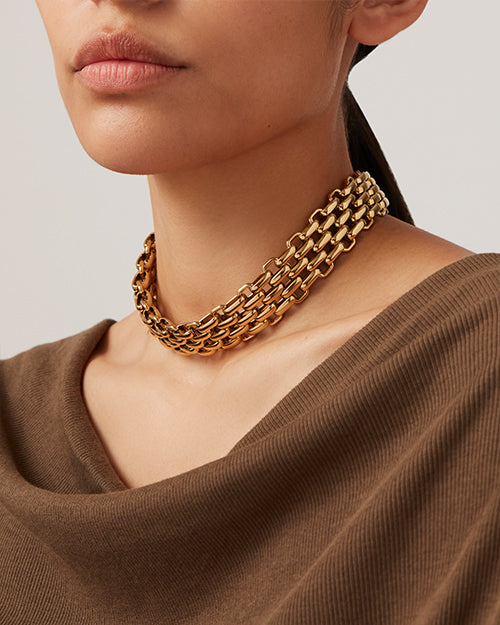 JENNY BIRD | Penelope Choker | Gold