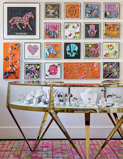 STEPHEN WILSON STUDIO | Dior Floral Petals | 12"x26"
