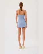 SUBOO | Remi Corset Mini Dress | Blue