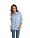 ROMI BASHA | Rhinestone Cashmere Hoodie | Blue