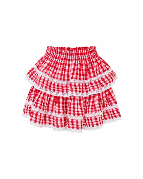 LoveShackFancy | Ruffle Mini Skirt | Cupid Bow Crows