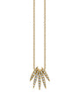 Needle Drop Necklace on white background.