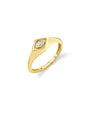 Evil Eye Ring on white background.