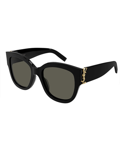 サングラス SAINT LAURENT Woman Sunglasses Black SLM115 001 Saint Laurent SLM103 001 Sunglasses Women's Black/Grey