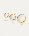 JENNY BIRD | Staple Hoop Medium Earrings | Gold