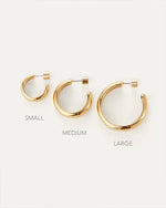 JENNY BIRD | Staple Hoop Medium Earrings | Gold