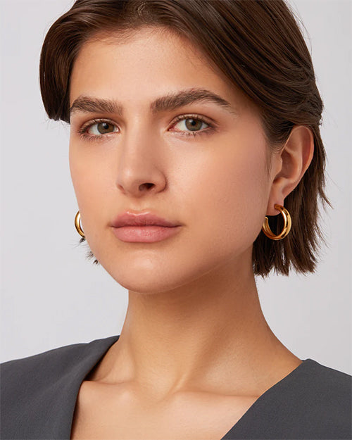 JENNY BIRD | Staple Hoop Medium Earrings | Gold