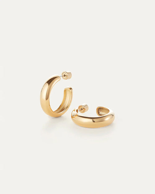 JENNY BIRD | Staple Hoop Medium Earrings | Gold
