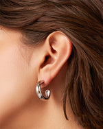 JENNY BIRD | Staple Hoop Medium Earrings | Silver