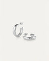 JENNY BIRD | Staple Hoop Medium Earrings | Silver