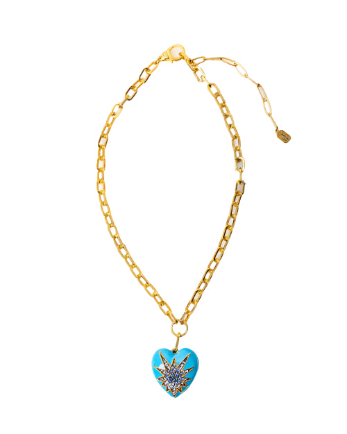 ELIZABETH COLE | Heart of Tefiti Necklace | Turquoise