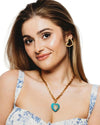 ELIZABETH COLE | Heart of Tefiti Necklace | Turquoise
