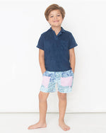 SHADE CRITTERS | Terry Boys Polo Shirt | Navy