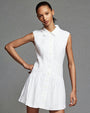 FRAME | The Linen Day Dress | White