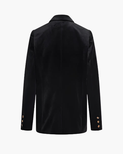 FAVORITE DAUGHTER | The Velvet Blazer | Black