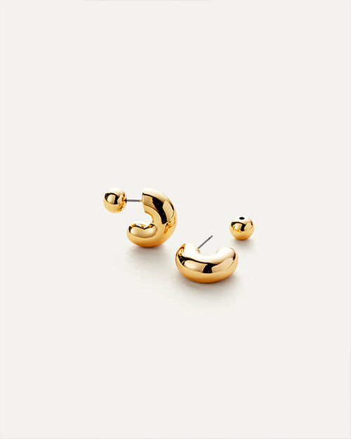 JENNY BIRD | Tome Hoop Small Earrings | Gold