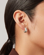 JENNY BIRD | Tome Hoop Small Earrings | Silver