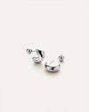 JENNY BIRD | Tome Hoop Small Earrings | Silver