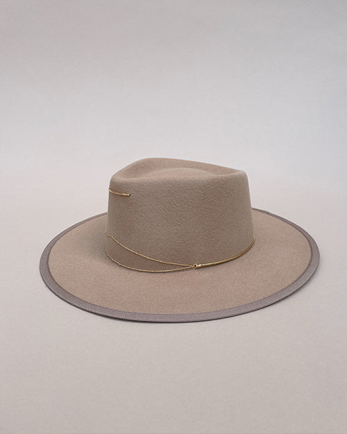 VAN PALMA | Anna Wool Felt Hat | Sand