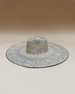 VAN PALMA | Austin XL Straw Hat | Black & Natural