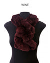 LINDA RICHARDS | Rex Rabbit Pull-Through Ruffle Scarf | 33"