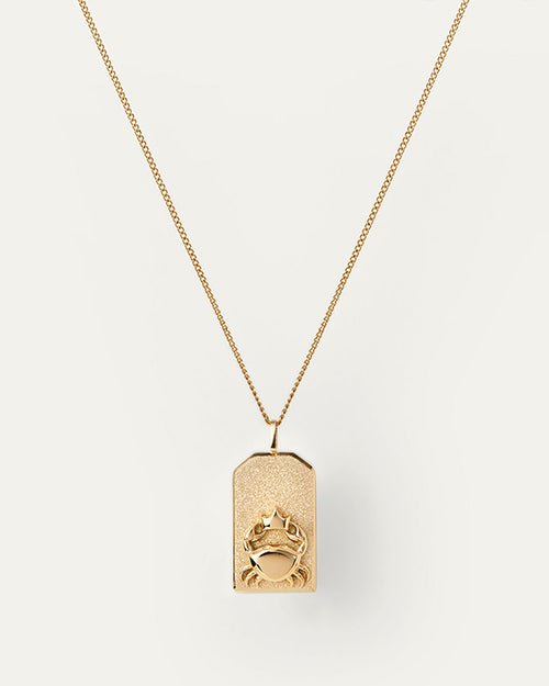 JENNY BIRD | Cancer Zodiac Pendant Necklace | Gold