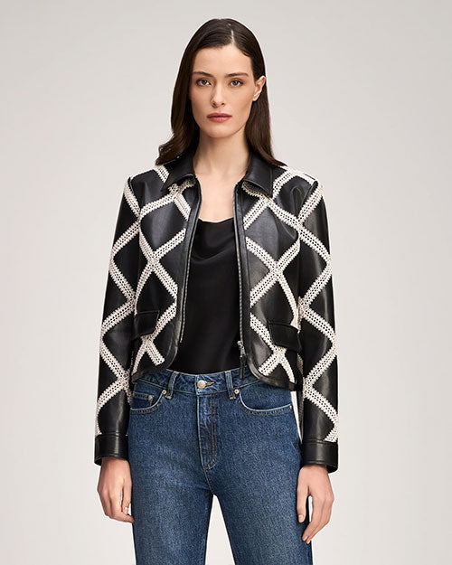 CINQ A SEPT | Audree Jacket | Black Gardenia