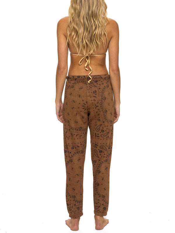 AVIATOR NATION | Bandana Sweatpants | Cinnamon