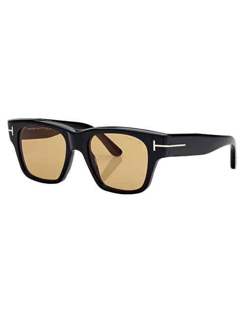 TOM FORD | Caine Sunglasses | Shiny Black Brown