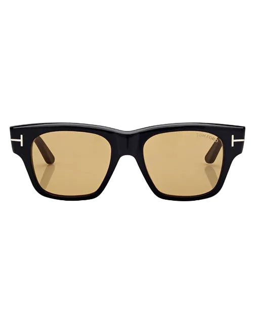 TOM FORD | Caine Sunglasses | Shiny Black Brown