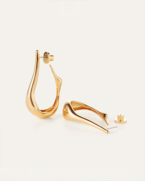 JENNY BIRD | Colette Hoop Earrings | Gold | Medium
