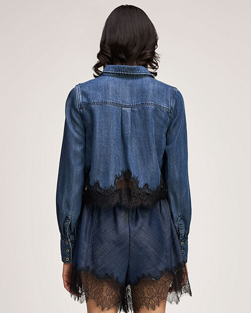 CINQ A SEPT | Greta Top | Inkwell/Black