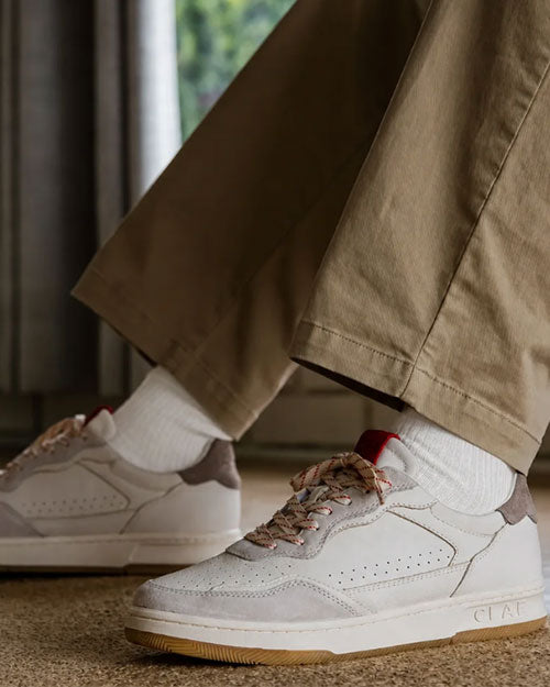 CLAE | Haywood Sneaker | Off-White Molten Lava