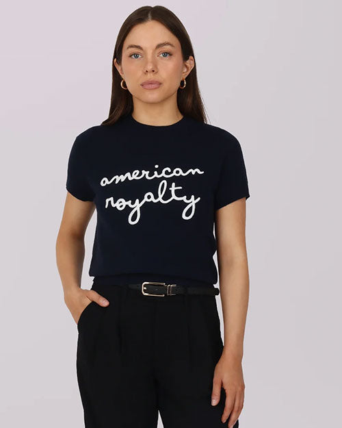 BORN A KENNEDY | Hyannis Knit Tee | Midnight