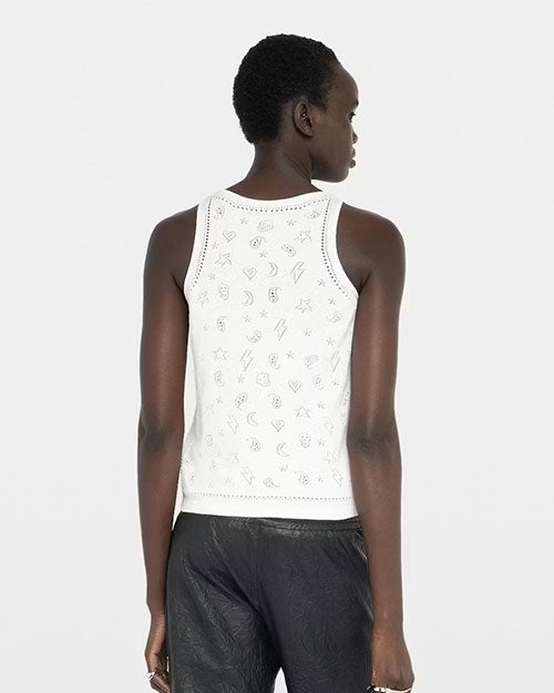 ZADIG & VOLTAIRE | Jossy Tank Top | Eggshell