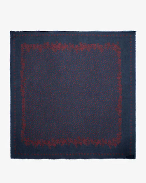 ZADIG & VOLTAIRE | Kerry Hearts Scarf | Marine