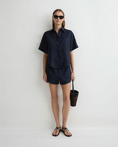BONDI BORN | Leiden Shorts | Navy