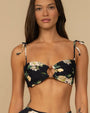 MONTCE | Tori Ties Bandeau Bikini Top | Liz Floral