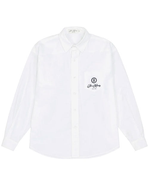BORN A KENNEDY | Oxford Button Up | White