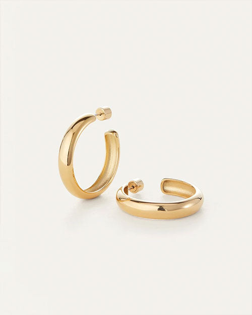 JENNY BIRD | Staple Large Hoop Earrings | Gold