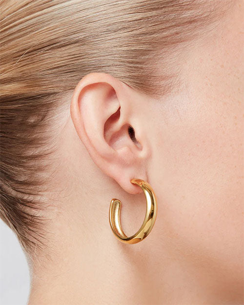 JENNY BIRD | Staple Large Hoop Earrings | Gold