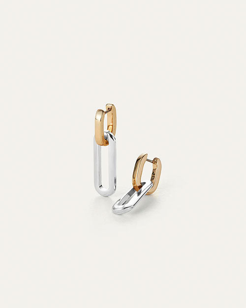 JENNY BIRD | Teeni Detachable Link Earrings | Two-Tone