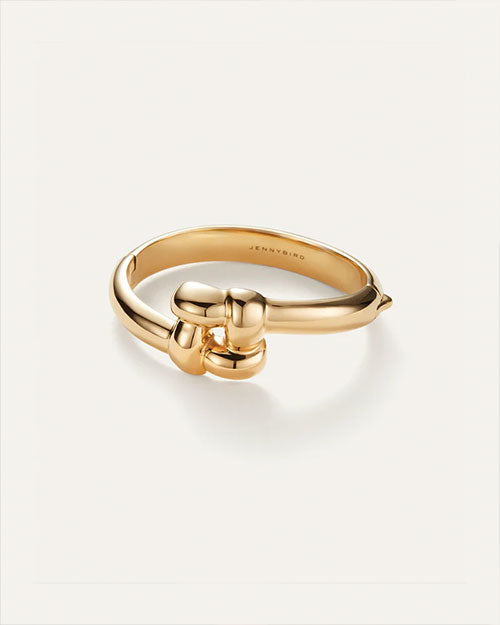 JENNY BIRD | Woven Square Bangle | Gold